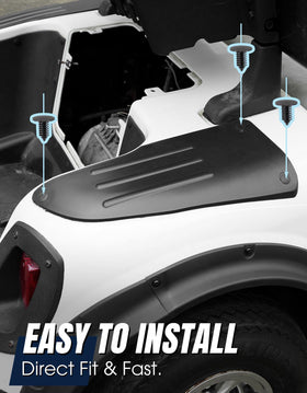 Dacalo EZGO RXV durable PP guards resist wear on courses