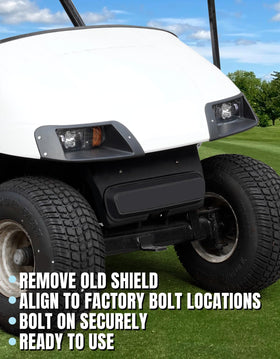 Dacalo shield ready for long-distance driving with reinforced protection.