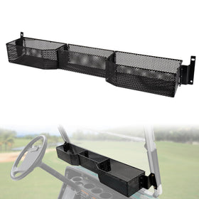 Dacalo inner front storage basket on Yamaha G14-G22 dash keeps gear organized during rides.