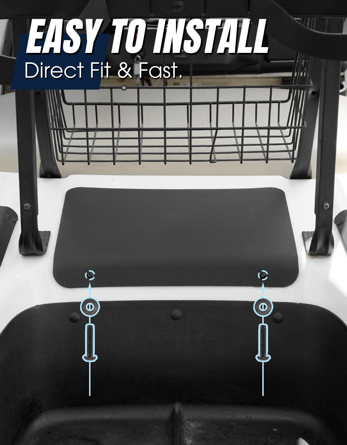 Dacalo precision-fit rear panel maintains factory-like appearance.