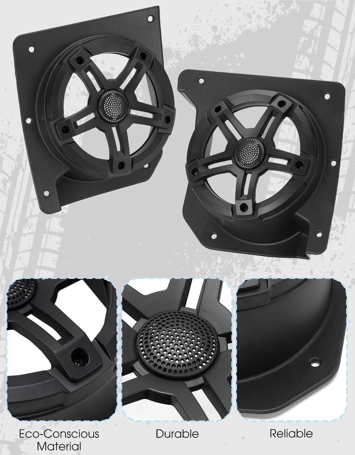Dacalo weatherproof design keeps outdoor use reliable.