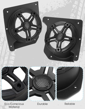 Dacalo weatherproof design keeps outdoor use reliable.