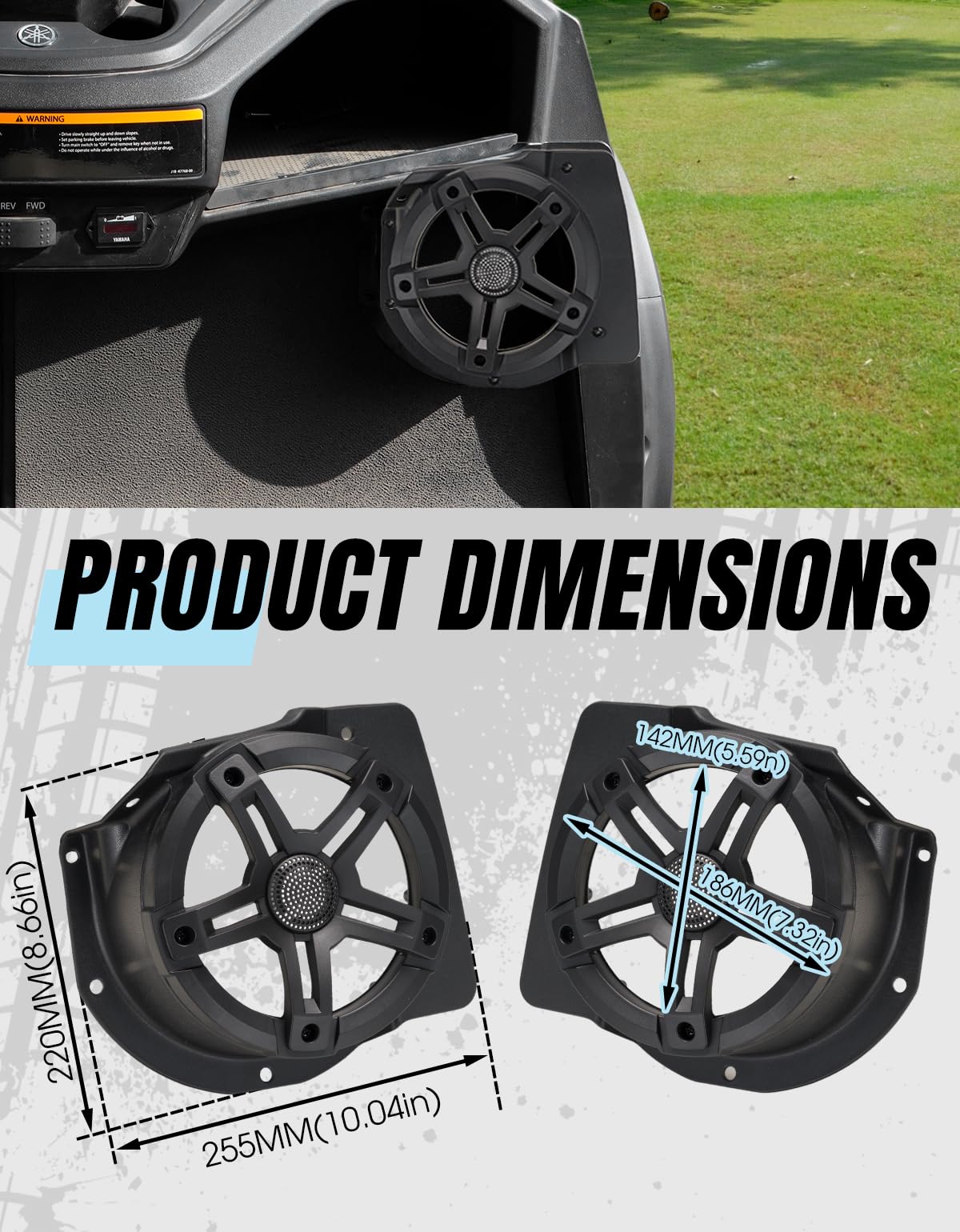 Dacalo sealed dash enclosure blocks mud, dust and vibration.