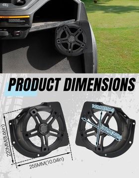 Dacalo sealed dash enclosure blocks mud, dust and vibration.