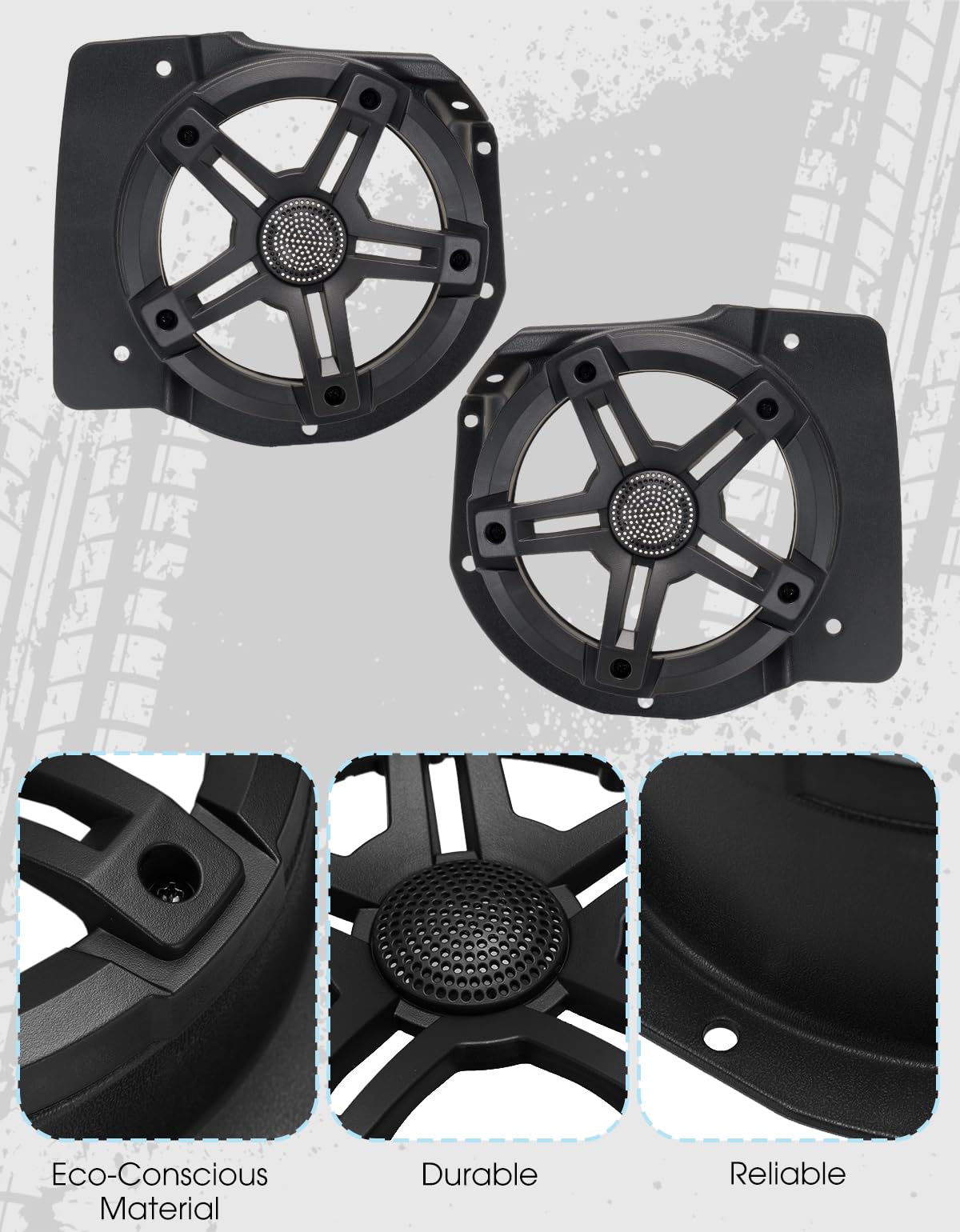 Dacalo UV-stable PP material close-up emphasizes all-weather durability.