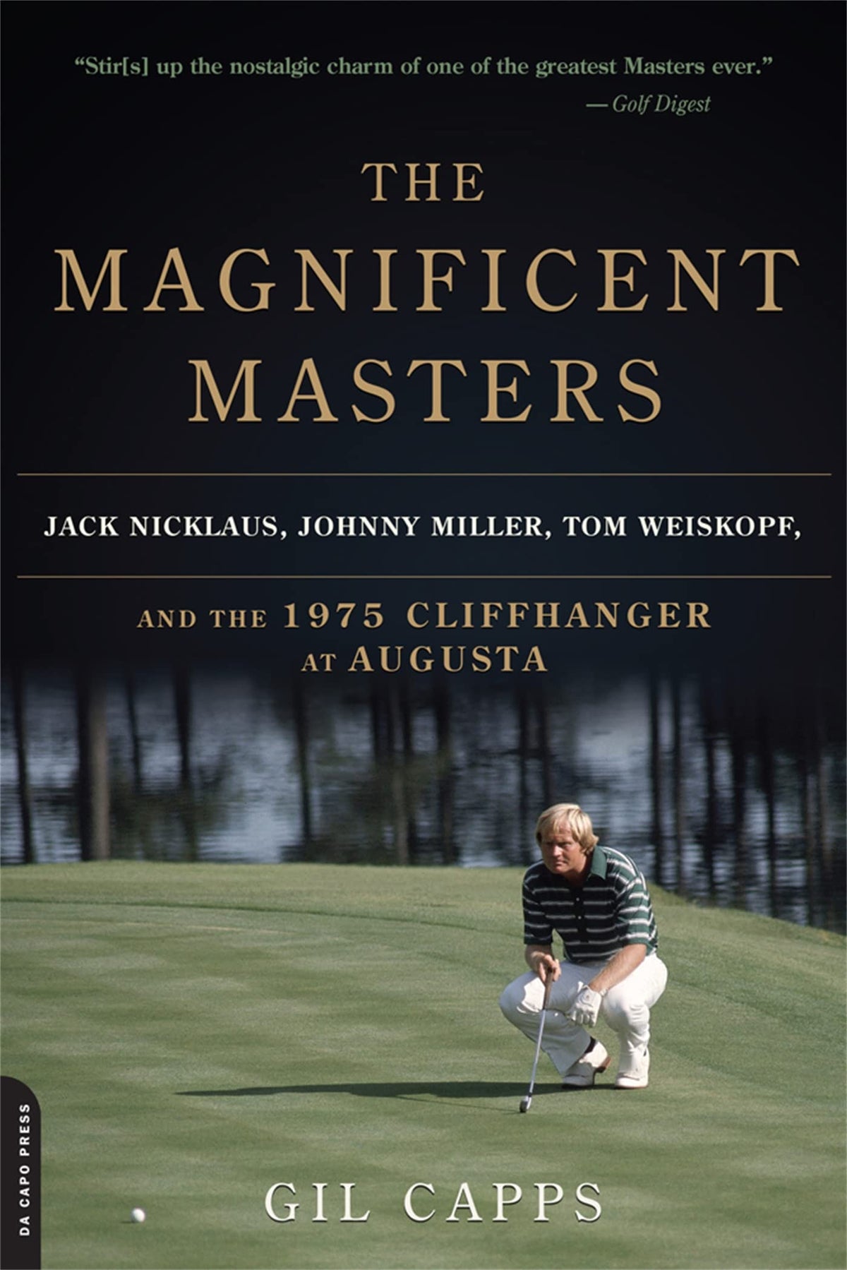 Da Capo Press Magnificent Masters cover highlights iconic 1975 golf rivalries