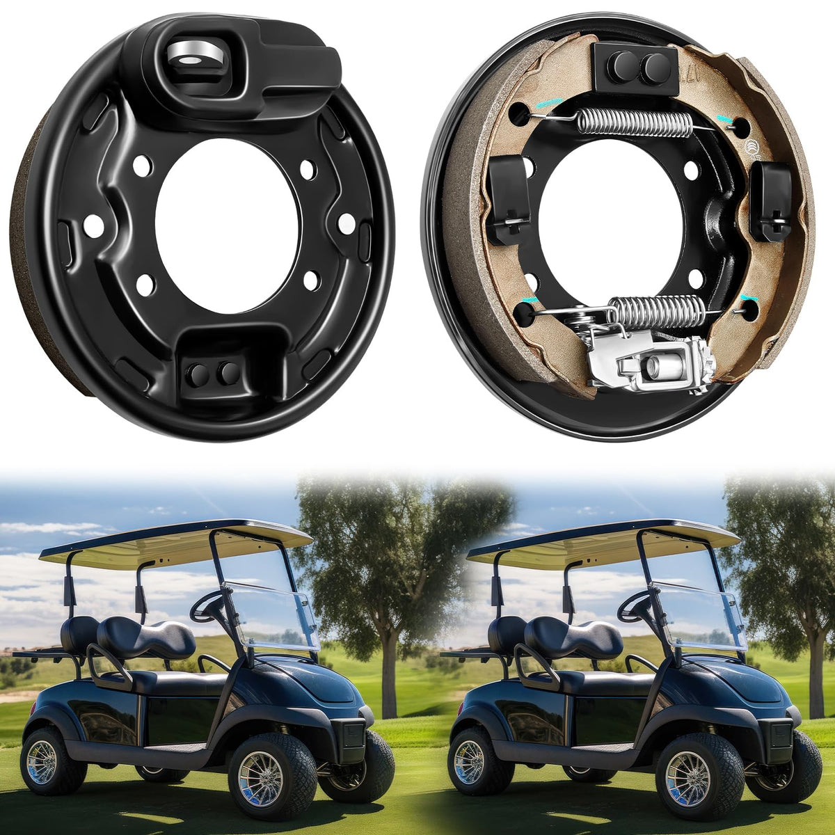 DaisyInner brake assembly kit back plate with components for quick maintenance.