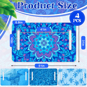 DaisyInner mandala seat cover side view highlights quick tool-free installation