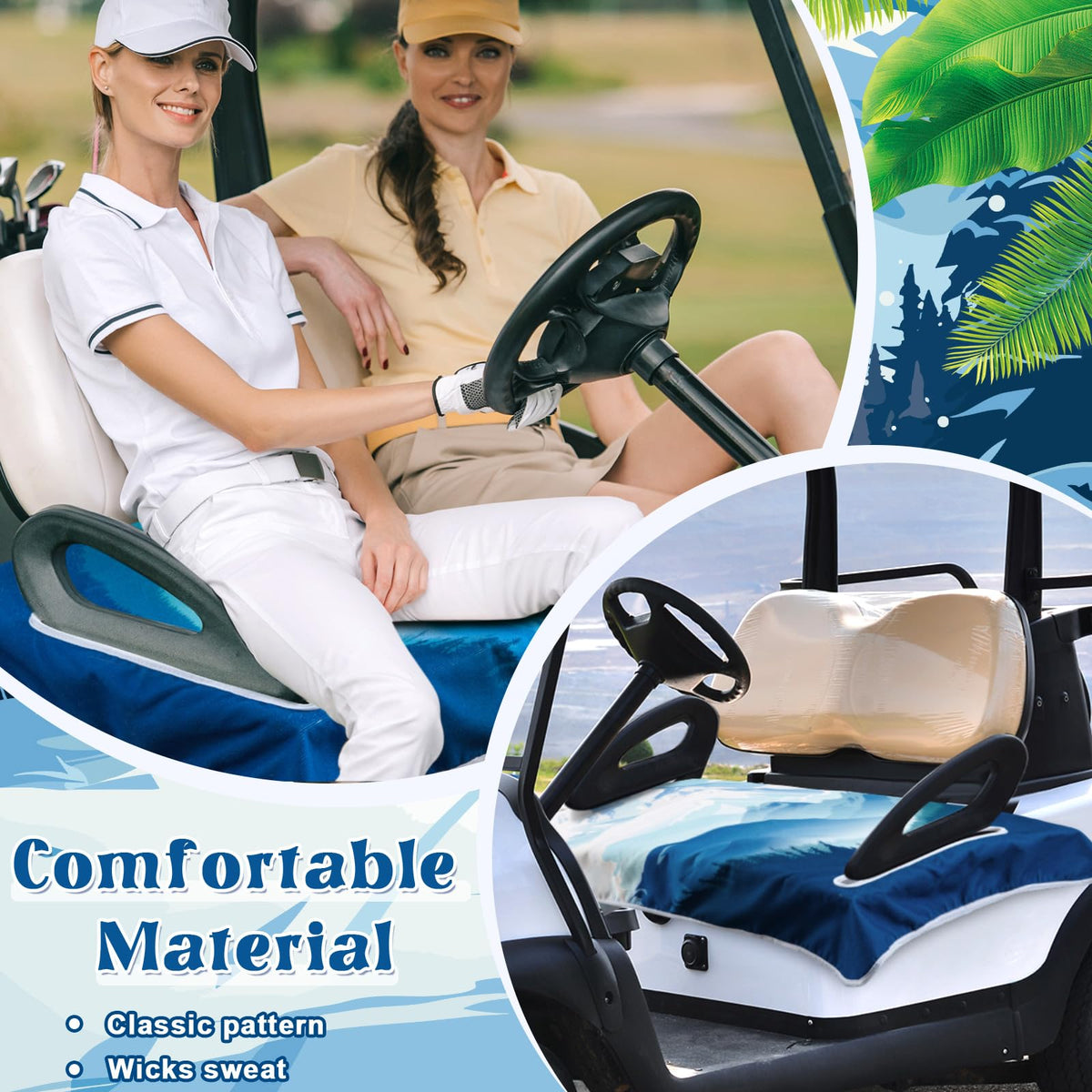 DaisyInner snowy mountain seat cover protects against dust and wear.