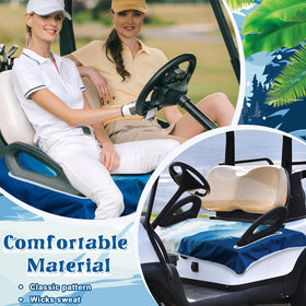 DaisyInner snowy mountain seat cover protects against dust and wear.