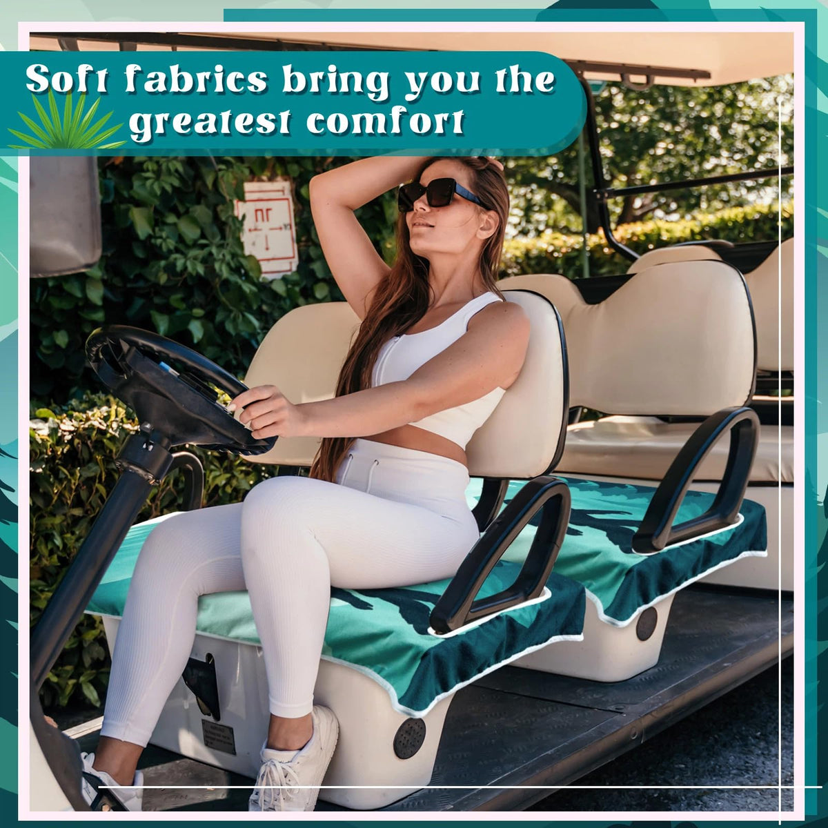 DaisyInner soft microfiber texture highlighting sweat absorption on hot days.