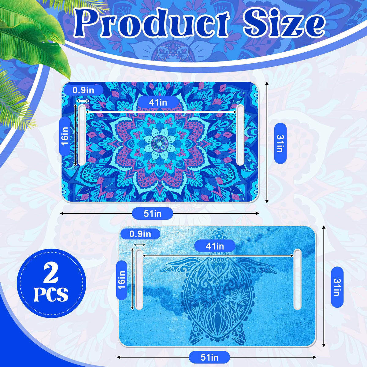 DaisyInner turtle-mandala pattern seat cover adds shade and style on hot days