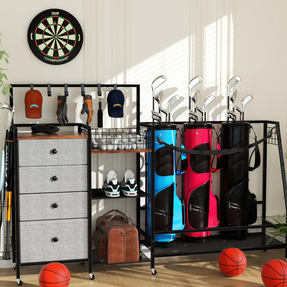 DALEMHOME four fabric drawers store shoes towels and apparel neatly
