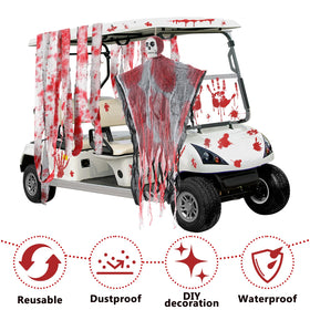 DANHMAO Halloween cart kit shows complete setup for quick decorating