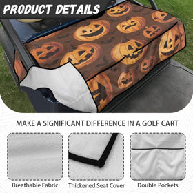 Darisoco easy-clean, removable seat towel for quick maintenance after rounds.
