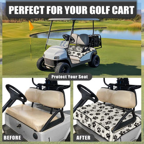 Darisoco cover on cart arms illustrates easy install and removal.