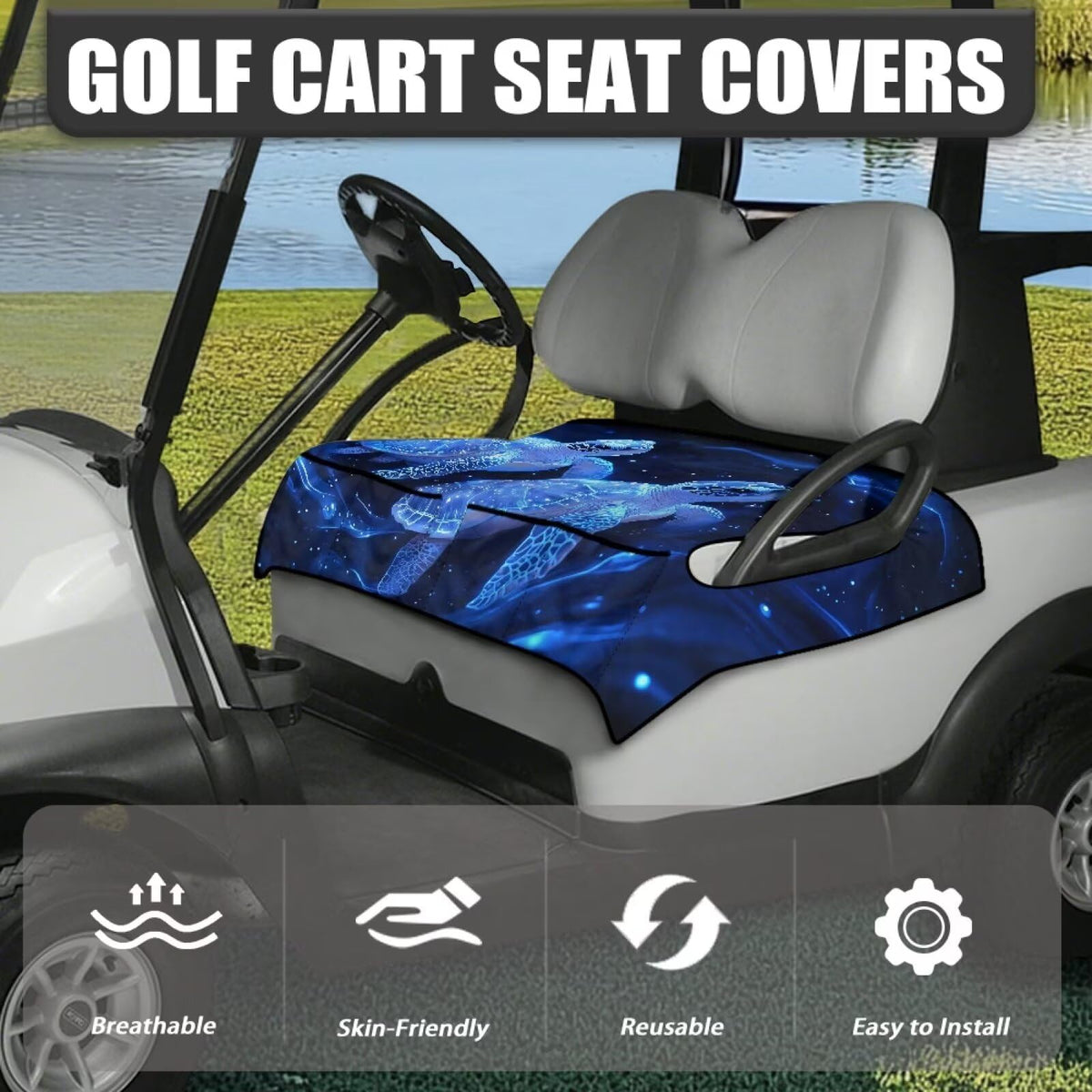 Darisoco breathable and warm blanket keeps seats comfortable year round