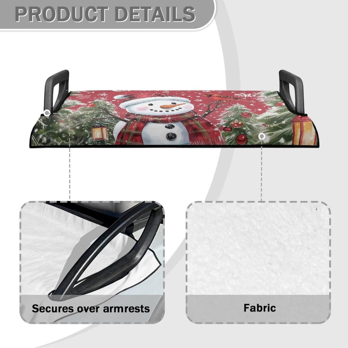 Darisoco Christmas decor seat cover adds charm while guarding seats