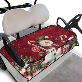 Darisoco Christmas Snowman Evolution seat cover adds festive protection and style to your cart.