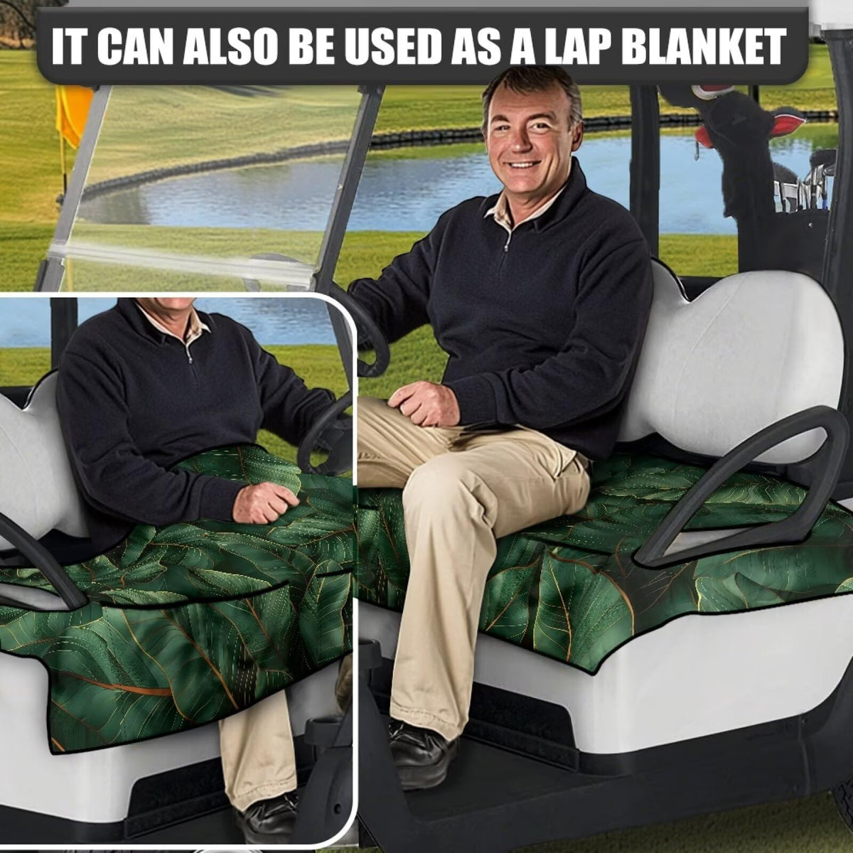 Darisoco seat cover compatible with Club Car and similar models