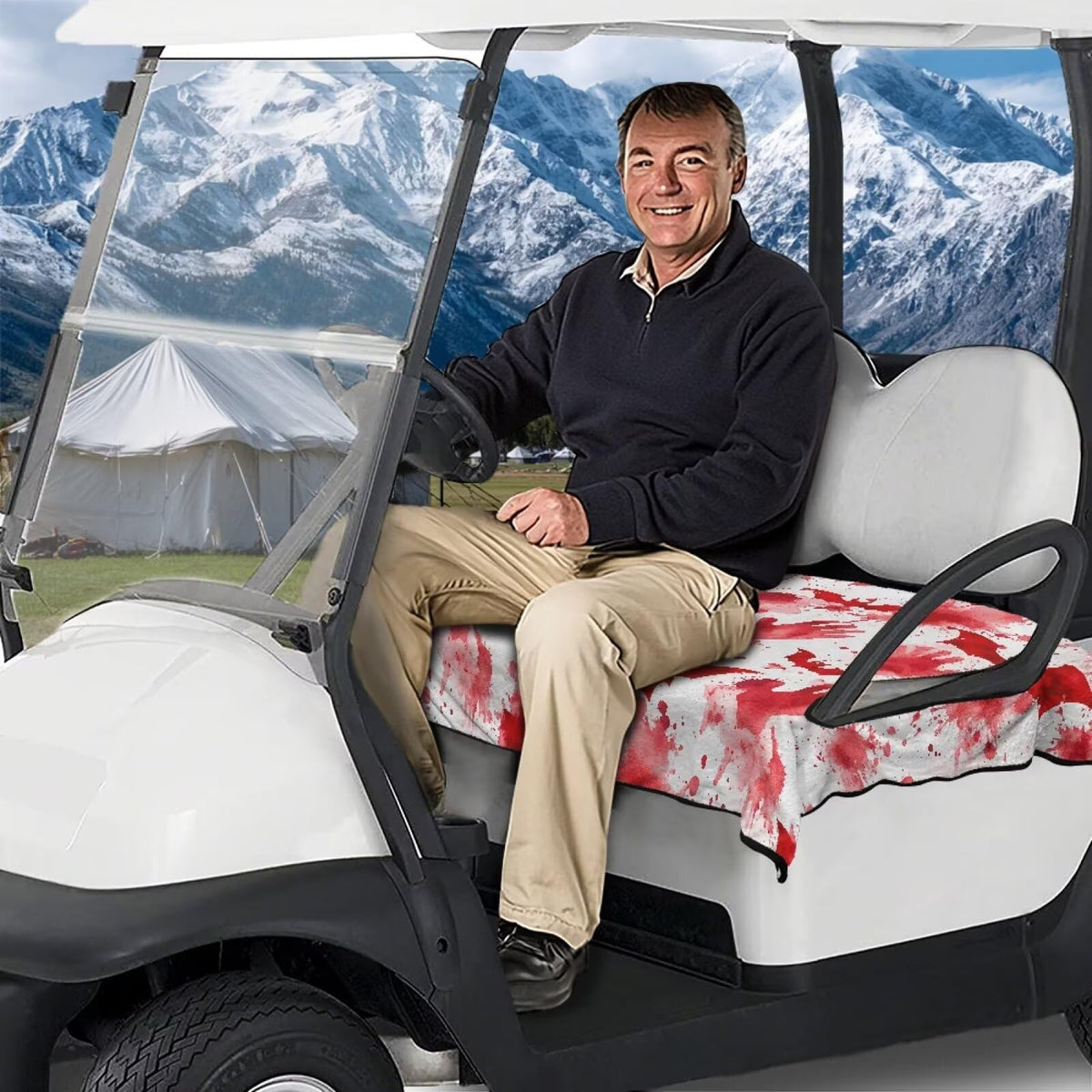 Darisoco odorless eco-friendly material keeps cart seats fresh and comfortable.