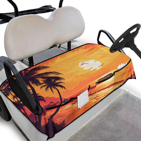 Darisoco four-front-pockets towel for golf carts adds on-the-go storage.