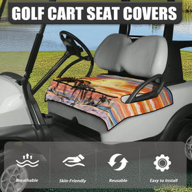 Darisoco front seat cover detail for easy installation.