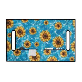 Darisoco golf cart blanket with four front pockets keeps essentials handy.