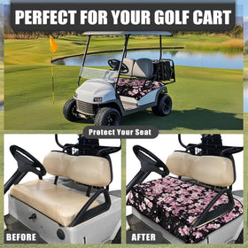Darisoco cherry blossom pattern adds stylish flair to the cart.