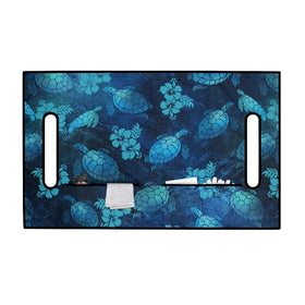 Darisoco golf cart seat towel in blue pattern for comfortable rides and quick cleanup.