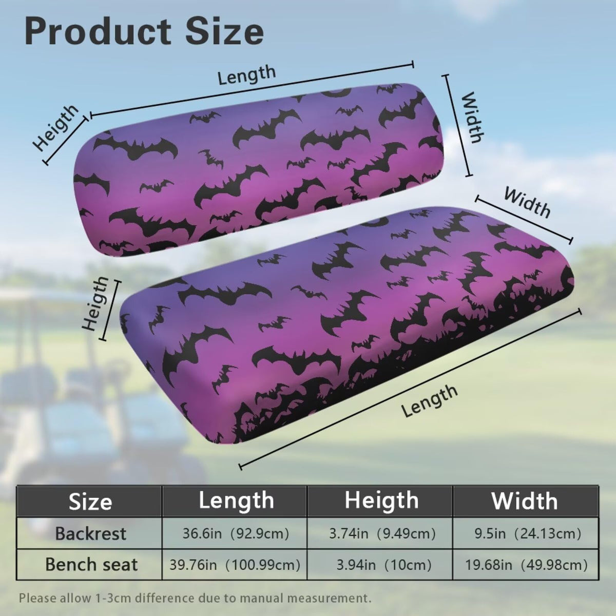 Darisoco 2-seat cover protects against scratches, stains, and pet damage.