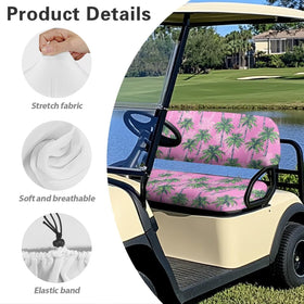 Darisoco stylish palm-pattern enhances look of the golf cart on course