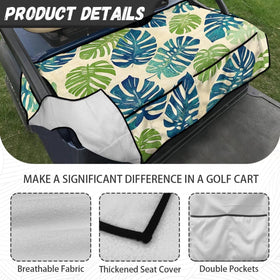 Darisoco rugged material keeps golf cart seats clean and dry.