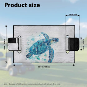 All-season comfort from the Darisoco Sea Turtle seat cover on a course