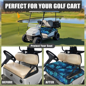 Darisoco seat blanket features four front pockets for easy accessory storage.