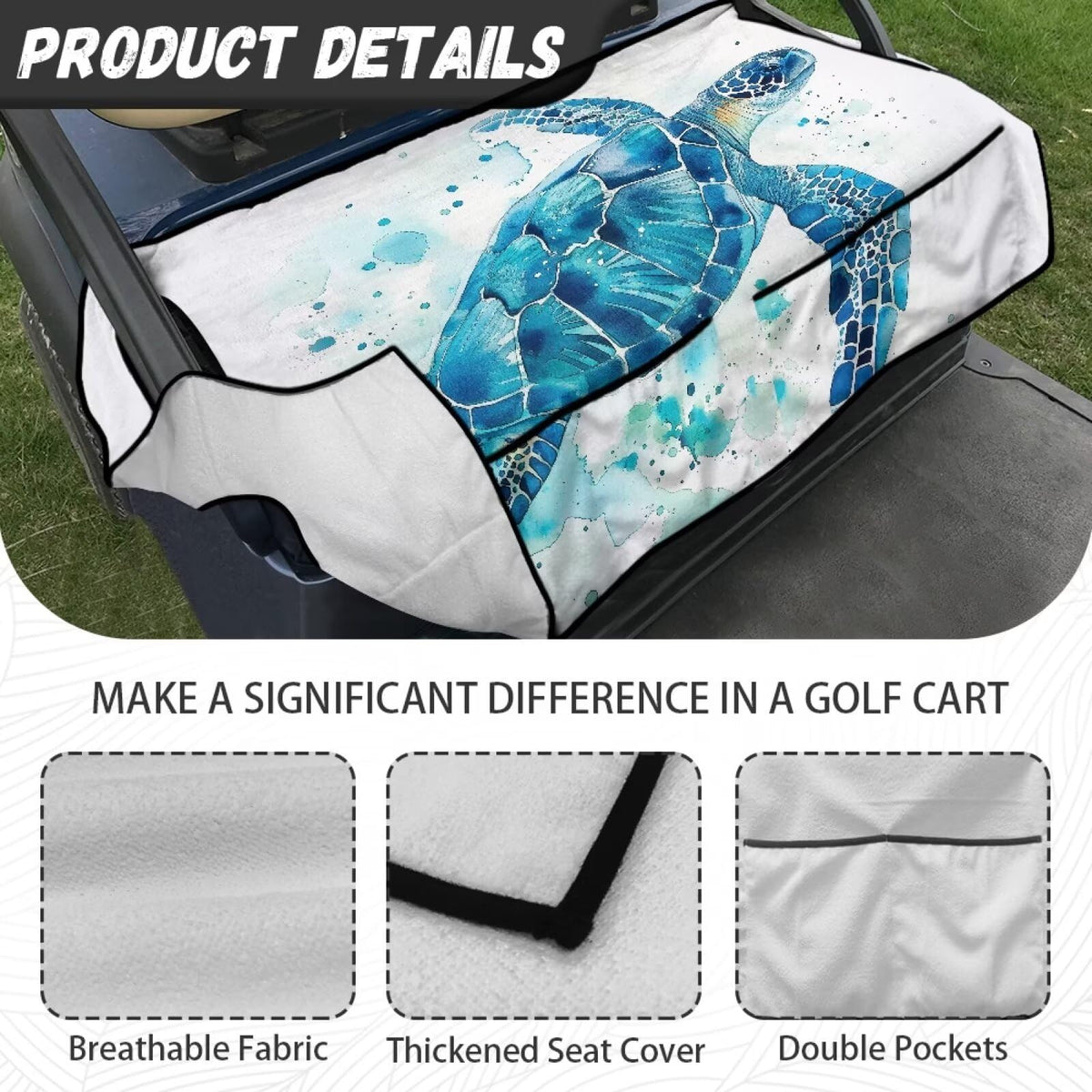 Darisoco seat protection from heat and cold shown in all-season feature.