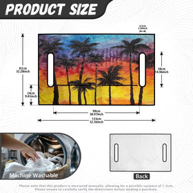 Darisoco Sunset Palm easy-clean fabric simplifies upkeep after rounds.