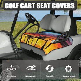 Darisoco Sunset Palm universal-fit design for EZ GO, Club Car and similar carts.