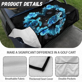 Darisoco unique pattern enhances golf cart style and easy identification.