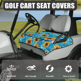 Darisoco universal 2-person seat cover fits EZ GO and Club Car.