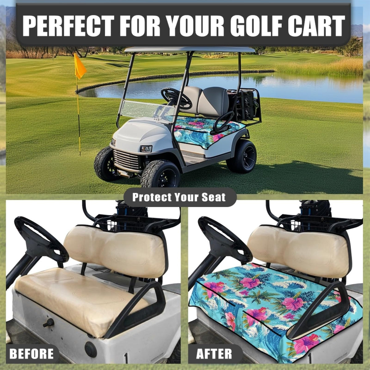 Darisoco universal fit makes installation easy on most Club Car models.