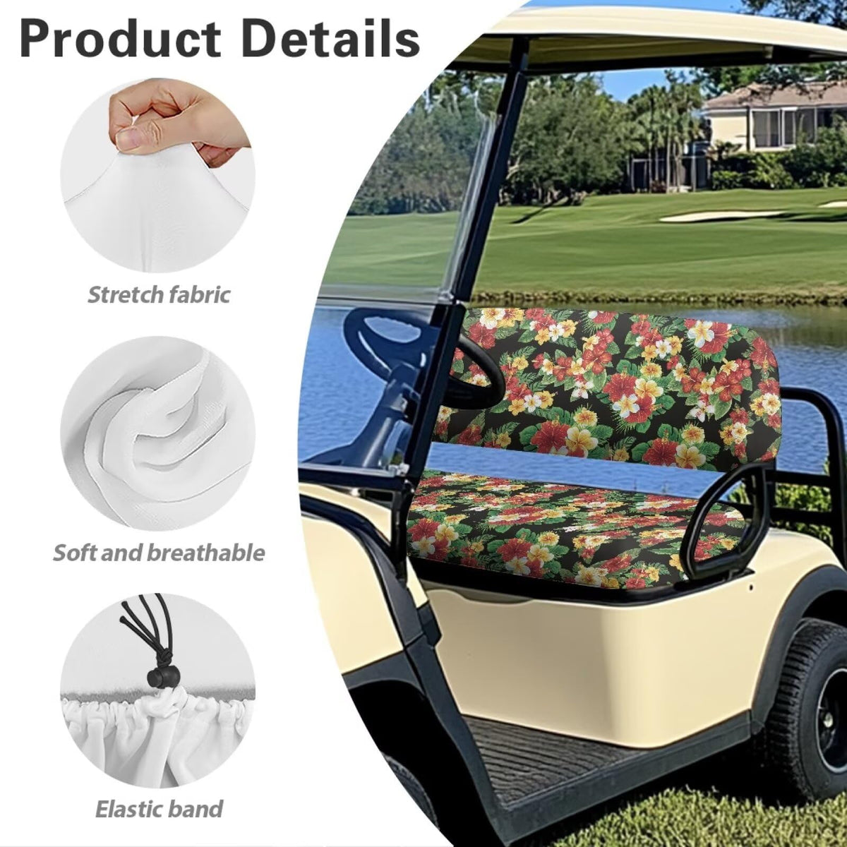Darisoco universal fit for 2- and 4-seat golf carts