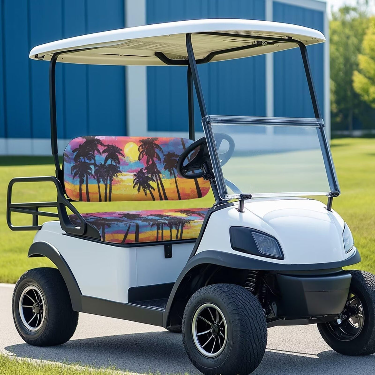 Darisoco UV-resistant all-weather seat cover protects color and texture in sun and heat.
