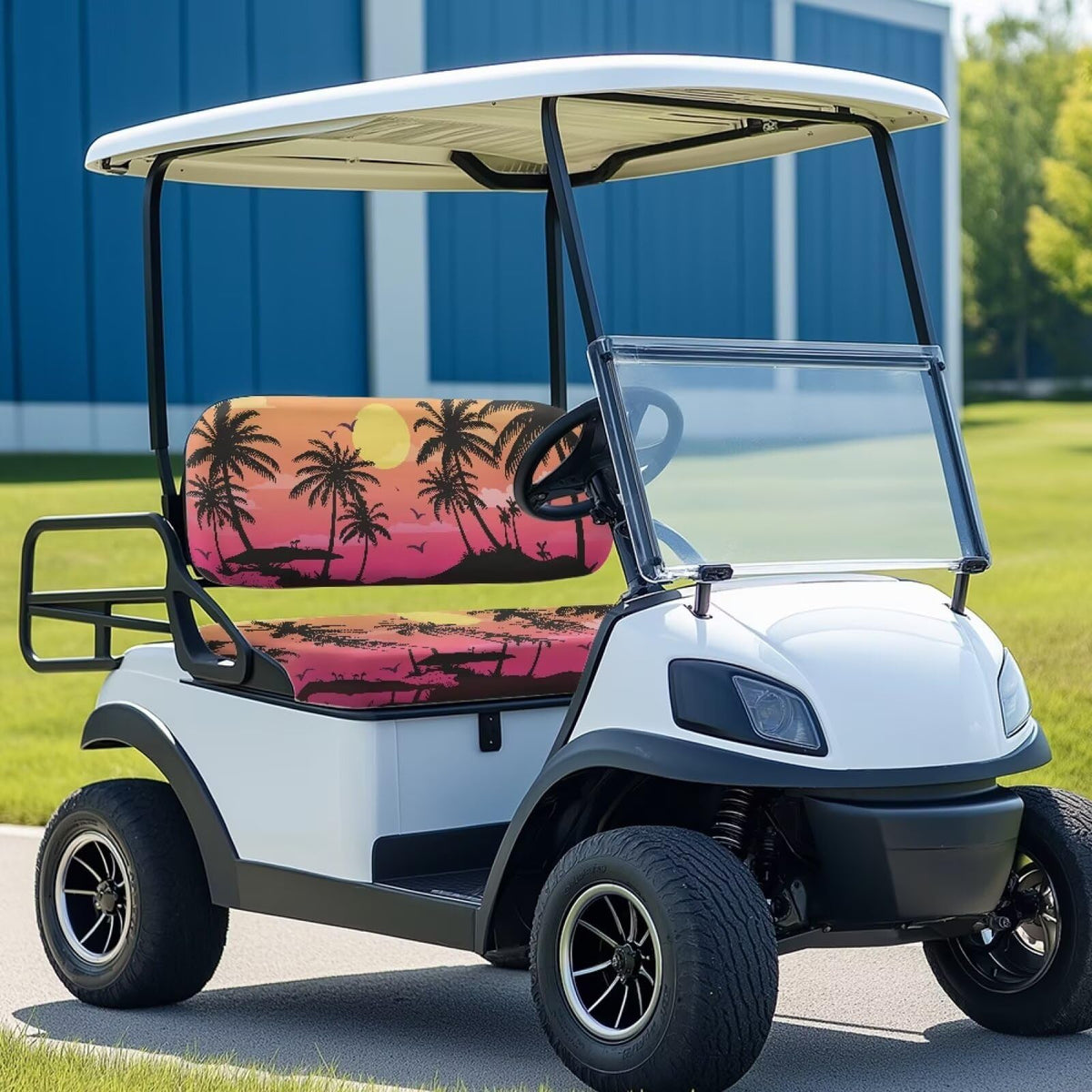 Darisoco UV-resistant design shields seats from sun fade and heat.
