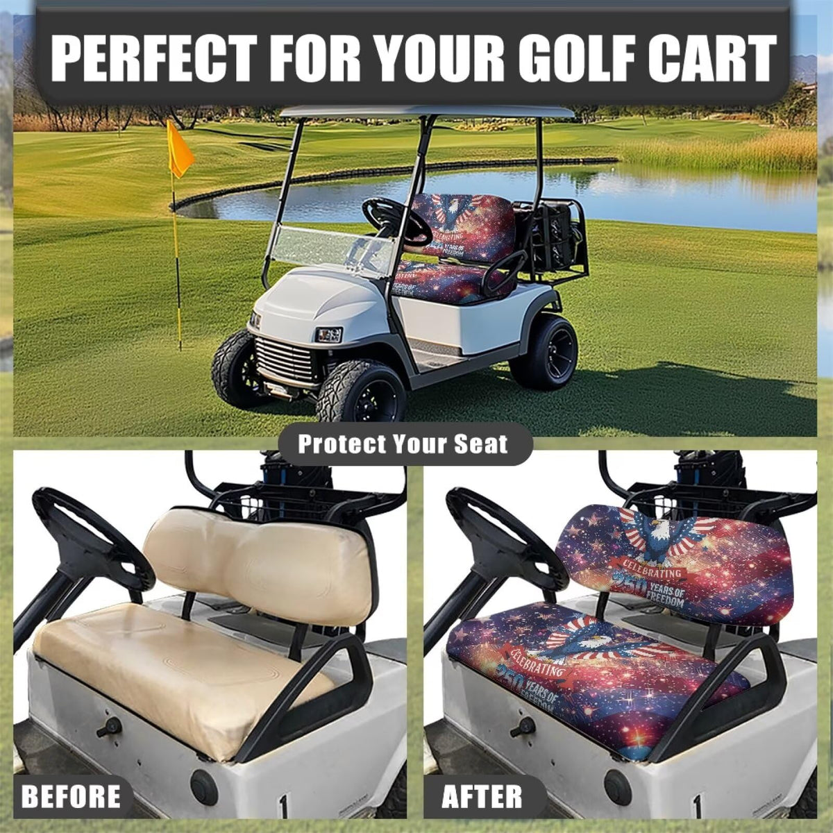 Darisoco UV-resistant fabric protects seats from sun fading and cracking.