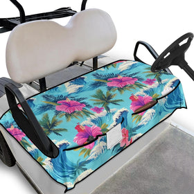 Darisoco Wave Palm seat cover protects golf cart seats and adds cushioning.