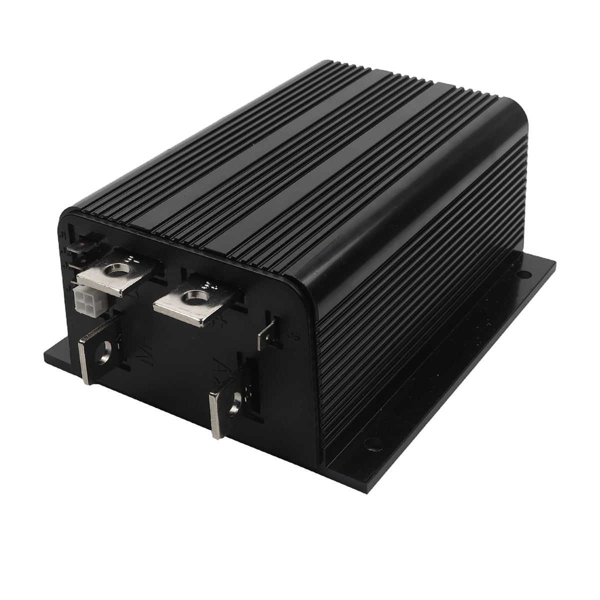 Dasbecan 1204-410 golf cart controller front view highlighting sturdy build and 48V design
