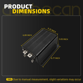 Dasbecan 1204-410 controller side view showing rugged enclosure
