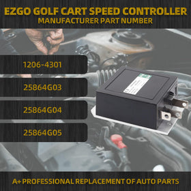 Dasbecan 1206-4301 Curtis speed controller top view for easy replacement