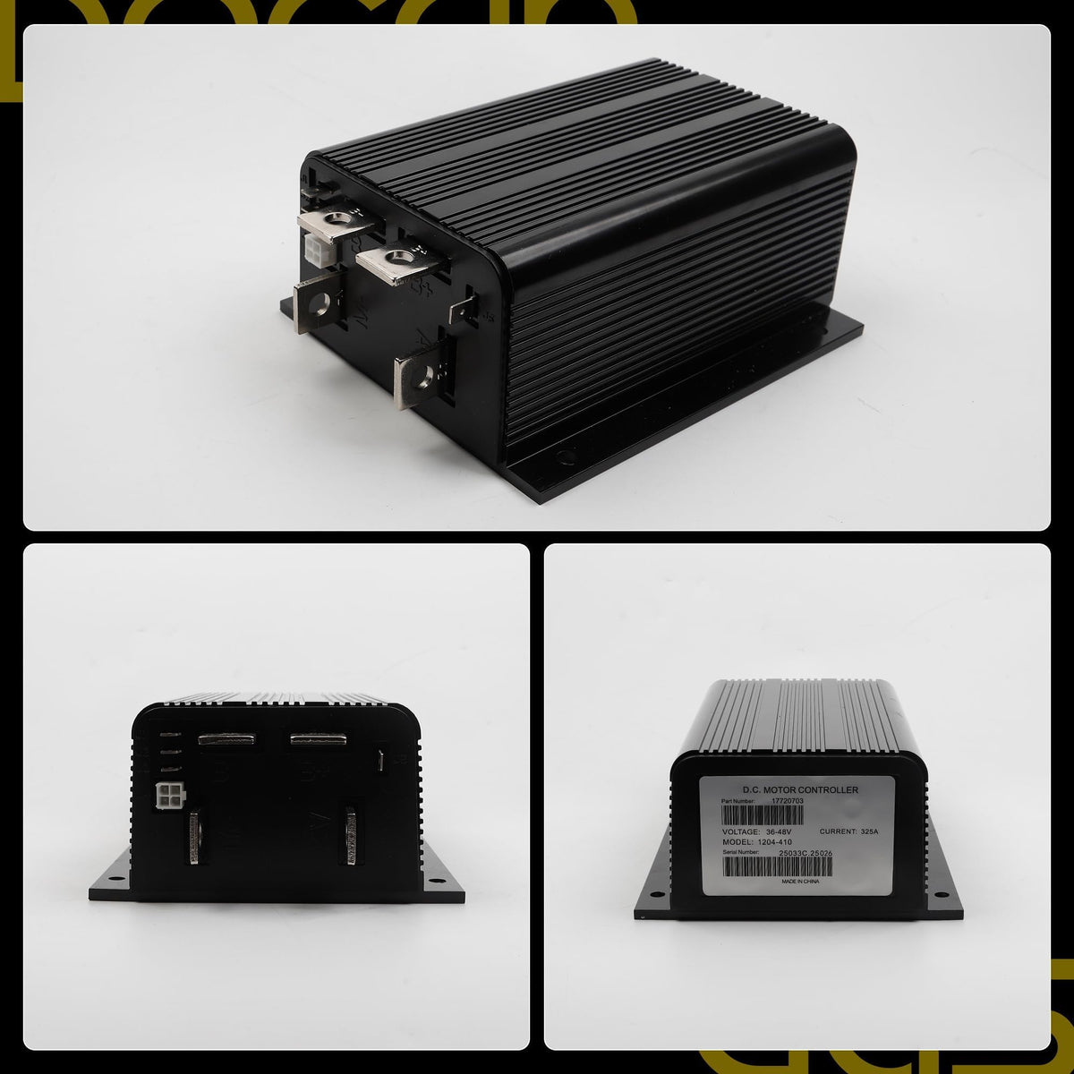 Ports on Dasbecan Curtis programming-ready controller for setup